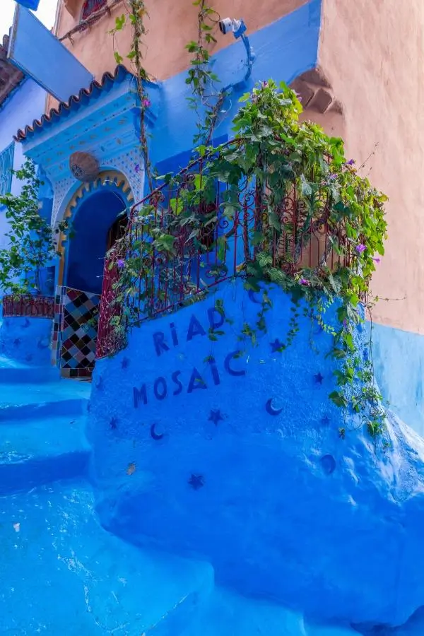 Mosaic Riads in Chefchaouen